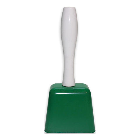 Green Handheld Cowbell (1, 6 or 100)
