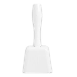 White Handheld Cowbell (1, 6 or 100)