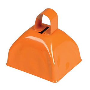 3 Orange Mini Cowbells (12 or 144)