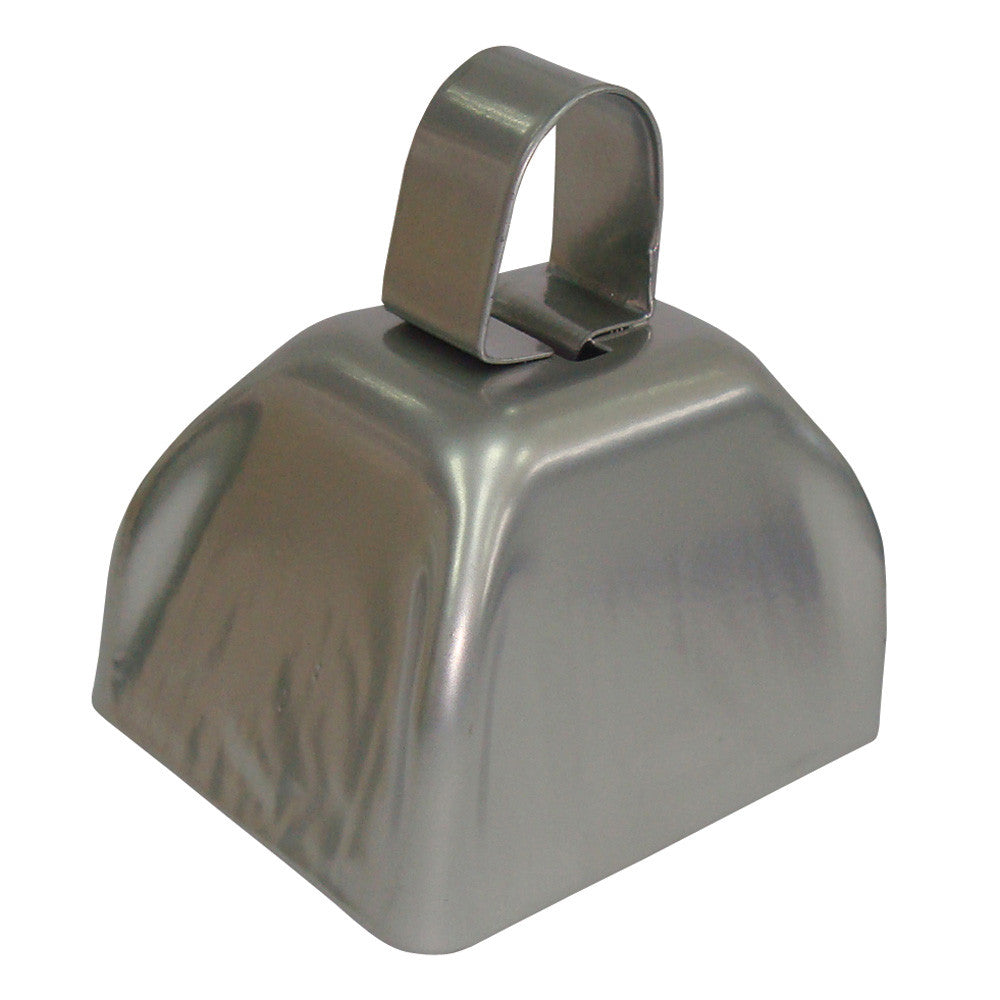 Silver cowbell