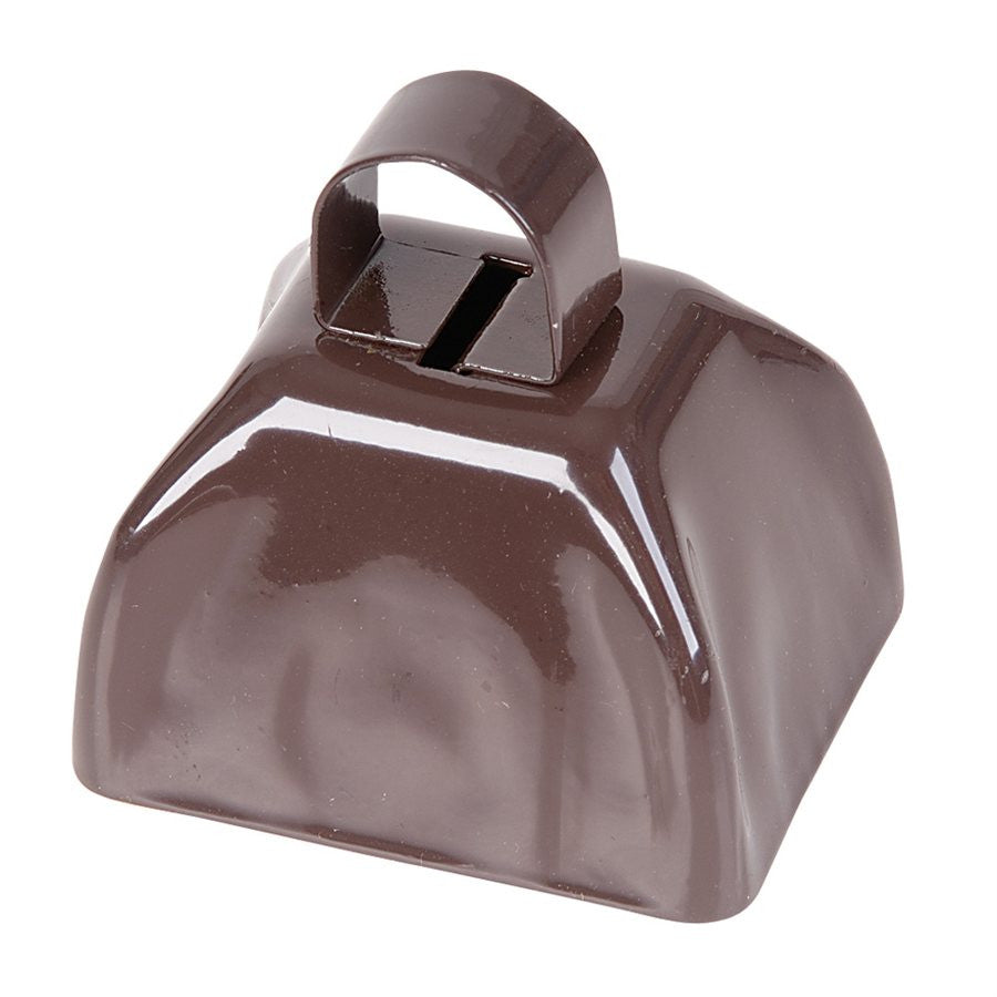 Rin Silver Metal Cowbell - 12 Pack